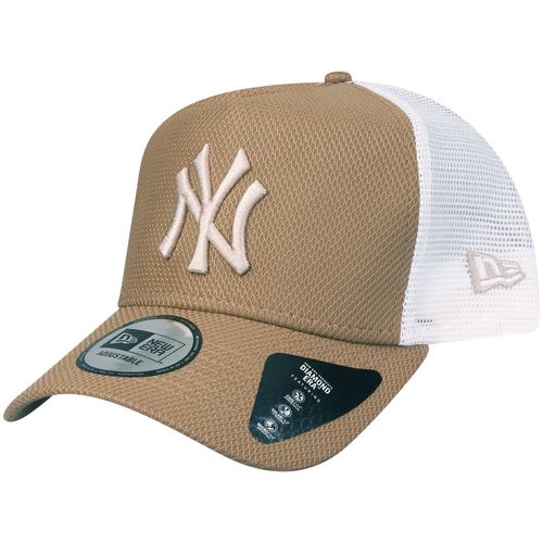 New Era Trucker Cap - Diamond New York Yankees Khaki