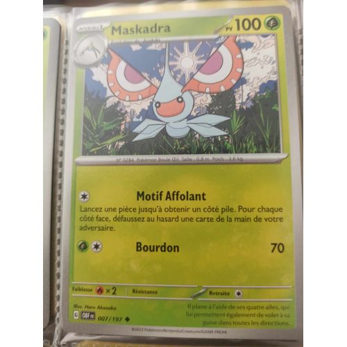 Peu Commune - Pokemon - Flammes Obsidiennes - Maskadra 7/197