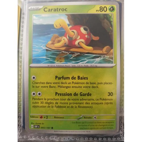 Commune - Pokemon - Flammes Obsidiennes - Caratroc 5/197