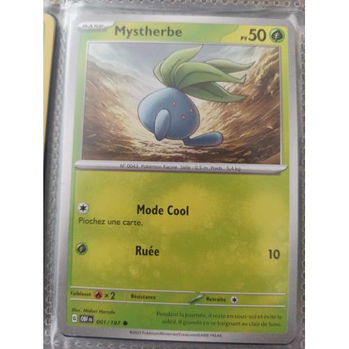 Commune - Pokemon - Flammes Obsidiennes - Mystherbe 1/197