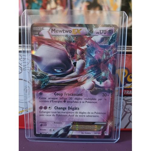 Carte Pokémon Mewtwo Ex 62/162 Super Rare Fr Bon État