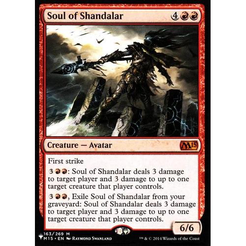 Soul Of Shandalar (Âme De Shandalar) - Magic - M2015 Vo - The List - Sigle Planeswalker - M - 163