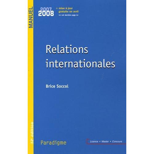 Relations Internationales