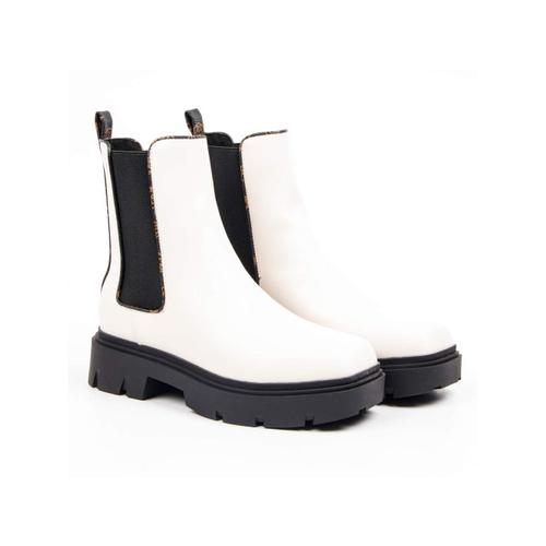 Boots Guess Bisun Logo 4g Femme Blanc - 37