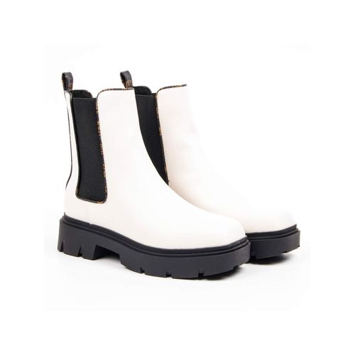 Boots Guess Bisun Logo 4g Femme Blanc - 40