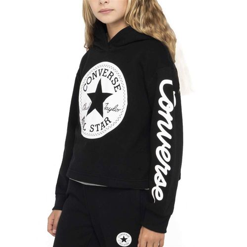 Sweat À Capuche Chuck Patch Cropped Noir - 469889-023 - 8-10 A