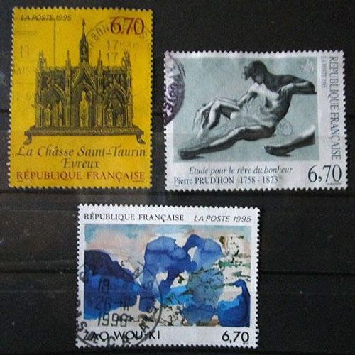 1995. Série Complète F2926 À F2928: Série Artistique.
