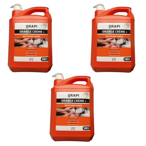 3 SAVONS MAINS AVEC MICROBILLES - CREME NETTOYANTE 15L LITRES
