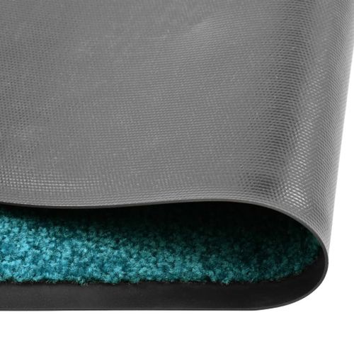 Vidaxl Paillasson Lavable Cyan 120x180 Cm