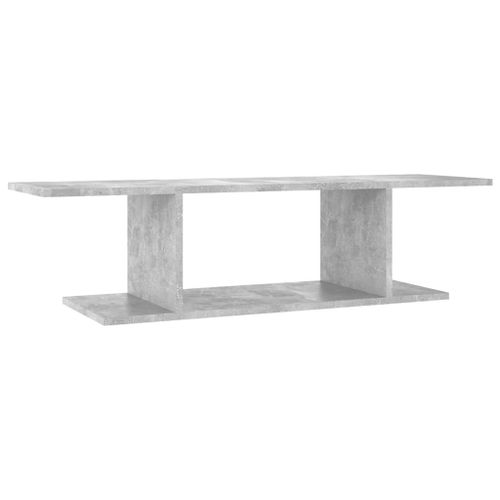 Vidaxl Meuble Tv Mural Gris Béton 103x30x26,5 Cm