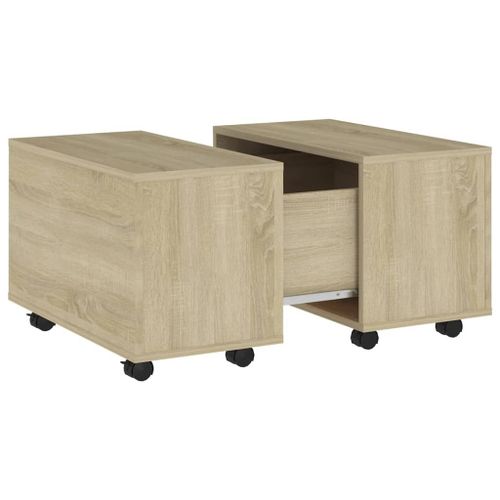Vidaxl Table Basse Chêne Sonoma 60x60x38 Cm Bois D'ingénierie