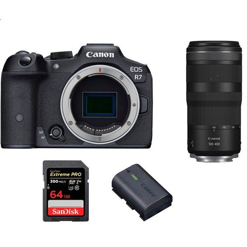 Canon EOS R7+Canon RF 100-400mm f5.6-8 IS USM+SanDisk 64GB Extreme Pro SDXC UHS-II U3 V90 300MB/s+Canon LP-E6NH