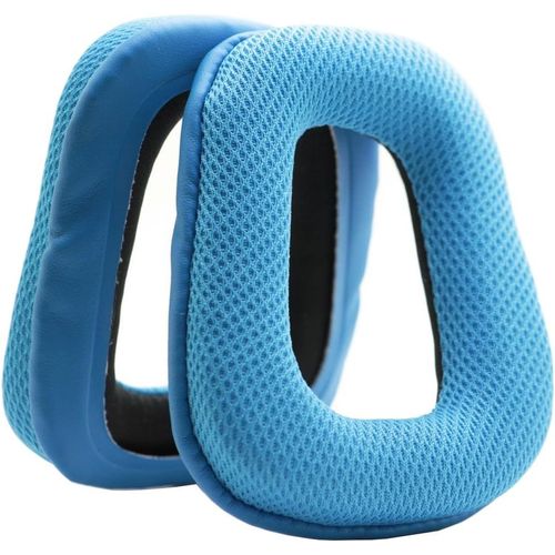 Coussinets de Remplacement Compatible avec Logitech G35 G930 G430 F450 Surround Gaming Sound Headset (Bleu)