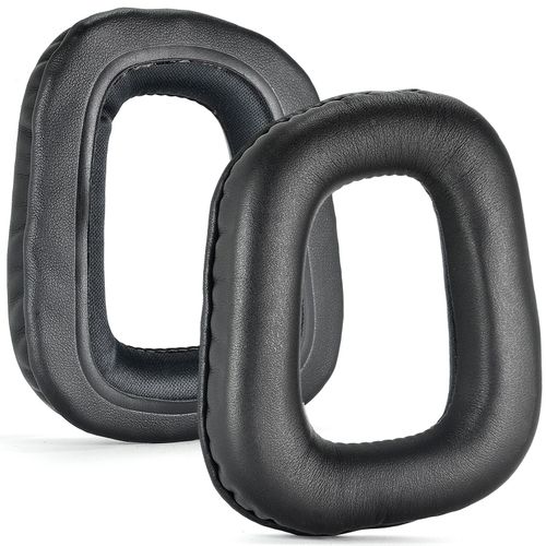 Remplacement Coussinets d'oreille pour Logitech G430 G35 G930 F450 Coussinets d’ Oreille de Rechange en Mousse de Mémoire(Noir)