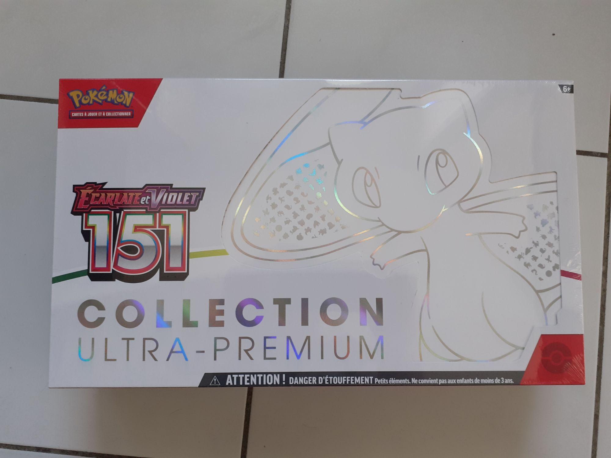 Case Box de 4 coffrets Ultra Premium Mew EV3.5 Pokémon 151 FR Neuf Scellé