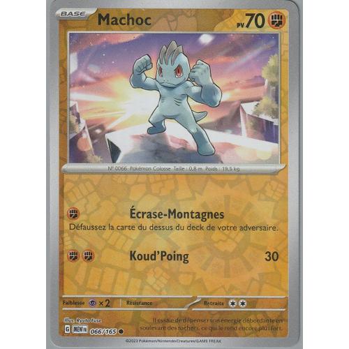 Carte Pokémon - Machoc - 066/165 - Reverse - Ev3,5 151 Mew -