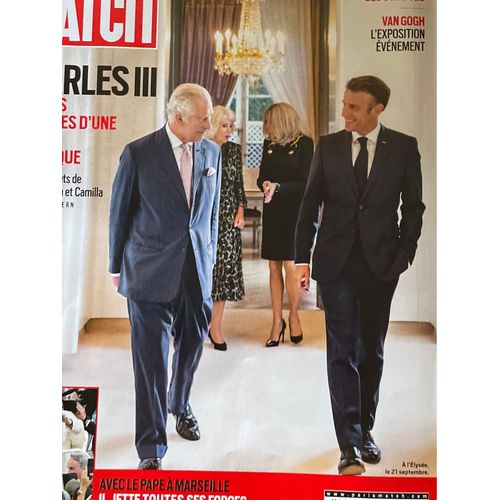 Paris Match 3882 28 Septembre-4 Octobre 2023. Charles Iii Dans Les Coulisses D¿Une Visite Historique. Crise Du Covid. Agnès Buzyn Règle Ses Comptes. Van Gogh L¿Exposition. Avec Le Pape À Marseille¿