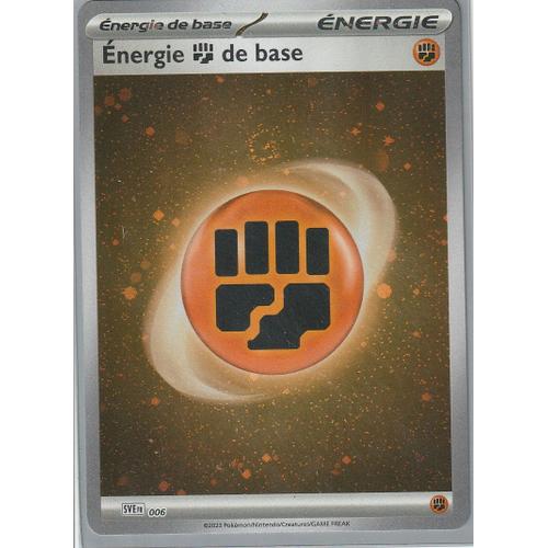 Carte Pokémon - Energie De Base Combat - 006 - Reverse - Ev3,5 151 Mew -