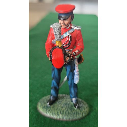 Soldat De Plomb Officier Cosaque Des Gardes Du Corps Russie 1812