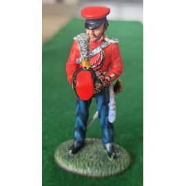 Soldat De Plomb Officier Cosaque Des Gardes Du Corps Russie 1812