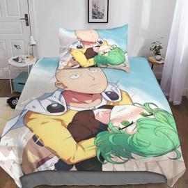 Parure De Lit Housse De Couette Housse De Couette Motif One Punch Man D