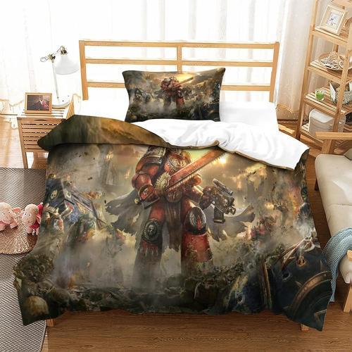 Housse De Couette Warhammer 40kb, Ensemble De Literie, Housse De Couette, Th¿¿Me De Dessin Anim¿¿, Housse De Couette Au Design Simple