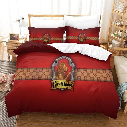 Parure De Lit Harry Potter, Ensemble De Literie 3d, Housse De Couette, Couvre-Lit Imprim¿¿, Pour Chambre ¿¿ Coucher Avec 2 Taies D'oreiller