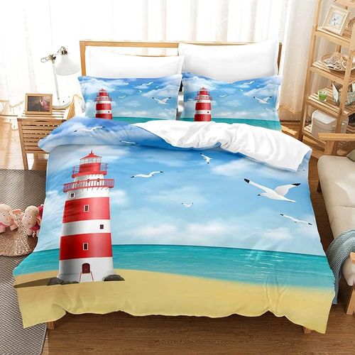 Hna Parure De Lit En Microfibre Avec Housse De Couette Et 2 Taies D'oreiller, Tissu L¿¿Ger Et Durable En Microfibre Pour Un Confort Ultime
