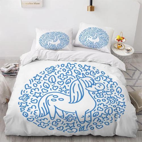 Parure De Lit Animal Super King,Housse De Couette Cheval,Pour Enfants,Gar?Ons,Filles,Adultes,Mignonne,Housse De Couette Ultra Douce