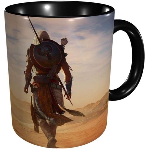 Assassins Creed Origins Mugs Tasse À Café En Céramique, Tasses À Thé, Tasses À Café Fantaisie Pour Amis, Famille, Tasses À Boire Pour Femmes Et Hommes, Cadeau D'anniversaire Pour Les Amateurs De Café, 11 Oz