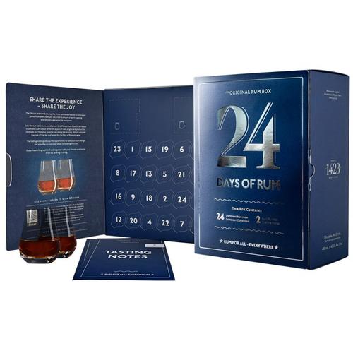 24 Days of Rum - Calendrier de l'Avent du Rhum - Édition Bleue