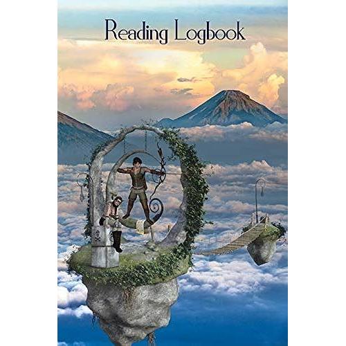 Reading Logbook: Fantasy Clouds Bridge Boy And Girl Cover | Reading Log For Kids And Teens |Track, Rate, Review, And Logbook Reads | Record Favourite Books | Perfect Gift Book Enthusiasts, Book Lovers