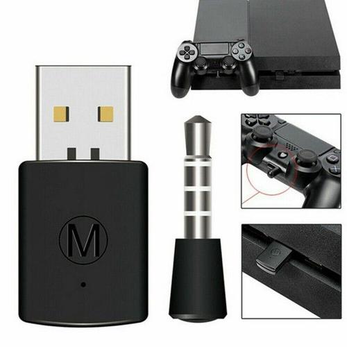 Trade Shop - DONGLE USB BLUETOOTH RECEIVER ADAPTER POUR CASQUE SANS FIL PS4 HEADSET U108