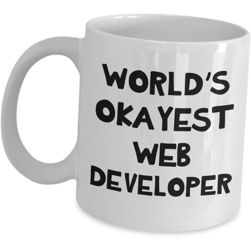 Cadeaux De Tasse De Développeur Web ? Tasse À Café De Développement De Sites Web Drôle Et Mignonne Appréciation Reconnaissance Récompense De Remise Des Diplômes Front End Java Script Html Php Css Programmeur Codeur Programmation Logicielle