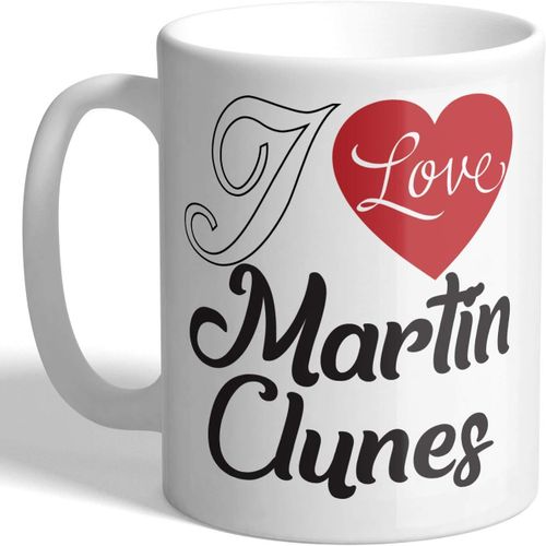 J'aime Martin Clunes (Heart Design) - Tasse