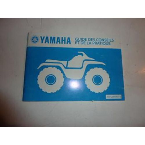 Manuel Du Propriétaire Utilisateur Origine Pour Quad Yamaha Atv Atv-2819b-F0 Occasion