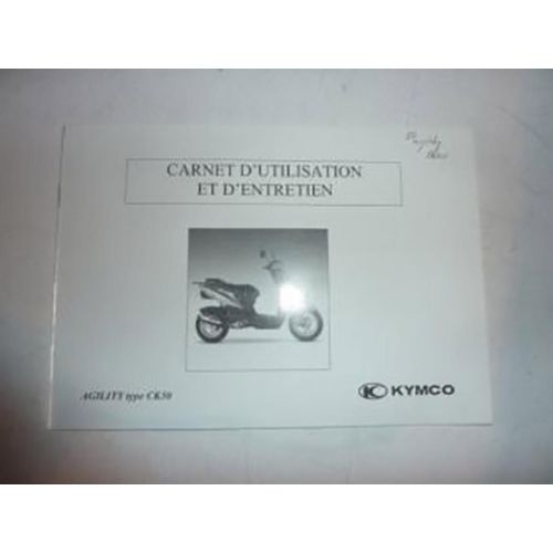 Manuel Du Propriétaire Utilisateur Origine Pour Scooter Kymco 50 Agility Ck50 Occasion