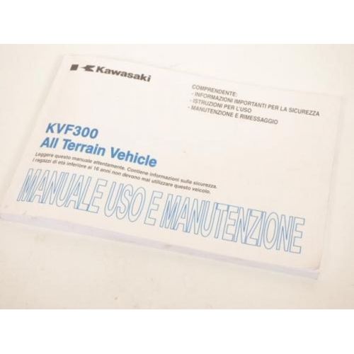 Manuel Du Propriétaire Utilisateur Origine Pour Quad Kawasaki 300 Kvf Occasion