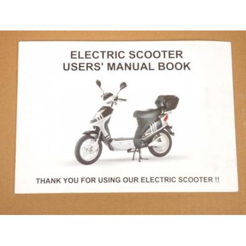 Manuel Du Propriétaire Utilisateur Origine Pour Scooter Chinois Zwd306 Occasion