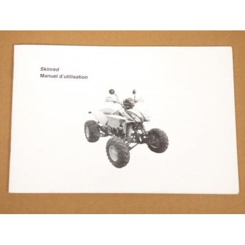 Manuel Du Propriétaire Utilisateur Origine Pour Quad Shineray 300 Skinred Occasion
