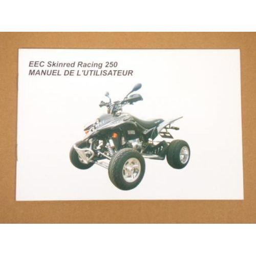 Manuel Du Propriétaire Utilisateur Origine Pour Quad Shineray 250 Skinred Racing Eec Occasion