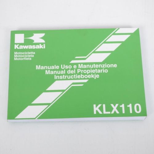 Manuel Du Propriétaire Utilisateur Origine Pour Moto Kawasaki 110 Klx 99976-1457 / Klx110a9 Occasion