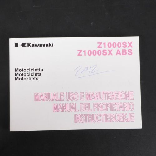 Manuel Du Propriétaire Utilisateur Origine Pour Moto Kawasaki 1000 Z Sx 99976-1620 Occasion