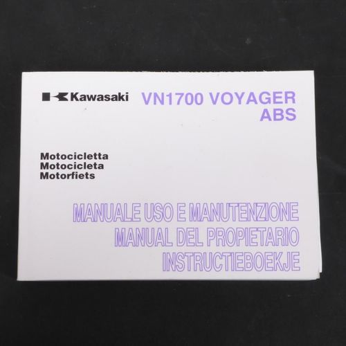 Manuel Du Propriétaire Utilisateur Origine Pour Moto Kawasaki 1700 Vn Voyager 99976-1530 Occasion