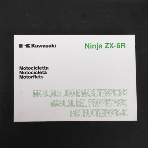 Manuel Du Propriétaire Utilisateur Origine Pour Moto Kawasaki 600 Zx6r 99976-1361 Occasion