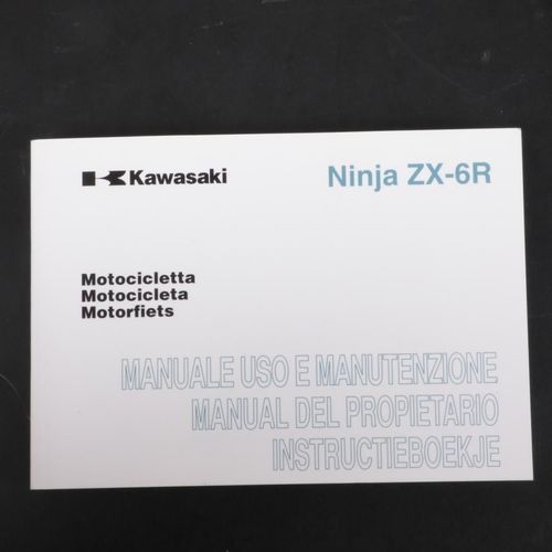 Manuel Du Propriétaire Utilisateur Origine Pour Moto Kawasaki 600 Zx6r 99976-1544 Occasion