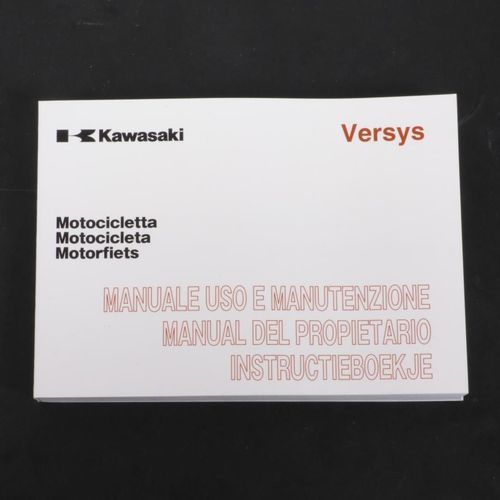 Manuel Du Propriétaire Utilisateur Origine Pour Moto Kawasaki 650 Versys 99976-1348 Occasion