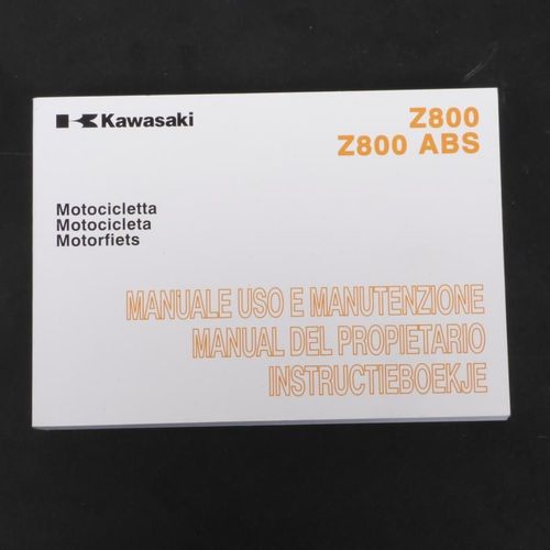 Manuel Du Propriétaire Utilisateur Origine Pour Moto Kawasaki 800 Z 99976-1737 Occasion