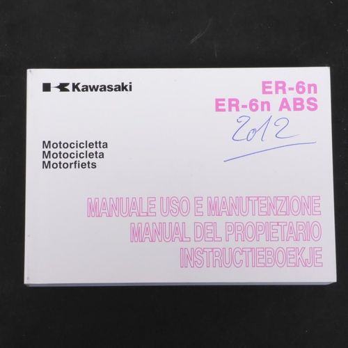 Manuel Du Propriétaire Utilisateur Origine Pour Moto Kawasaki 650 Er6 99976-1646 Occasion