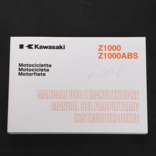 Manuel Du Propriétaire Utilisateur Origine Pour Moto Kawasaki 1000 Z 99976-1412 Occasion
